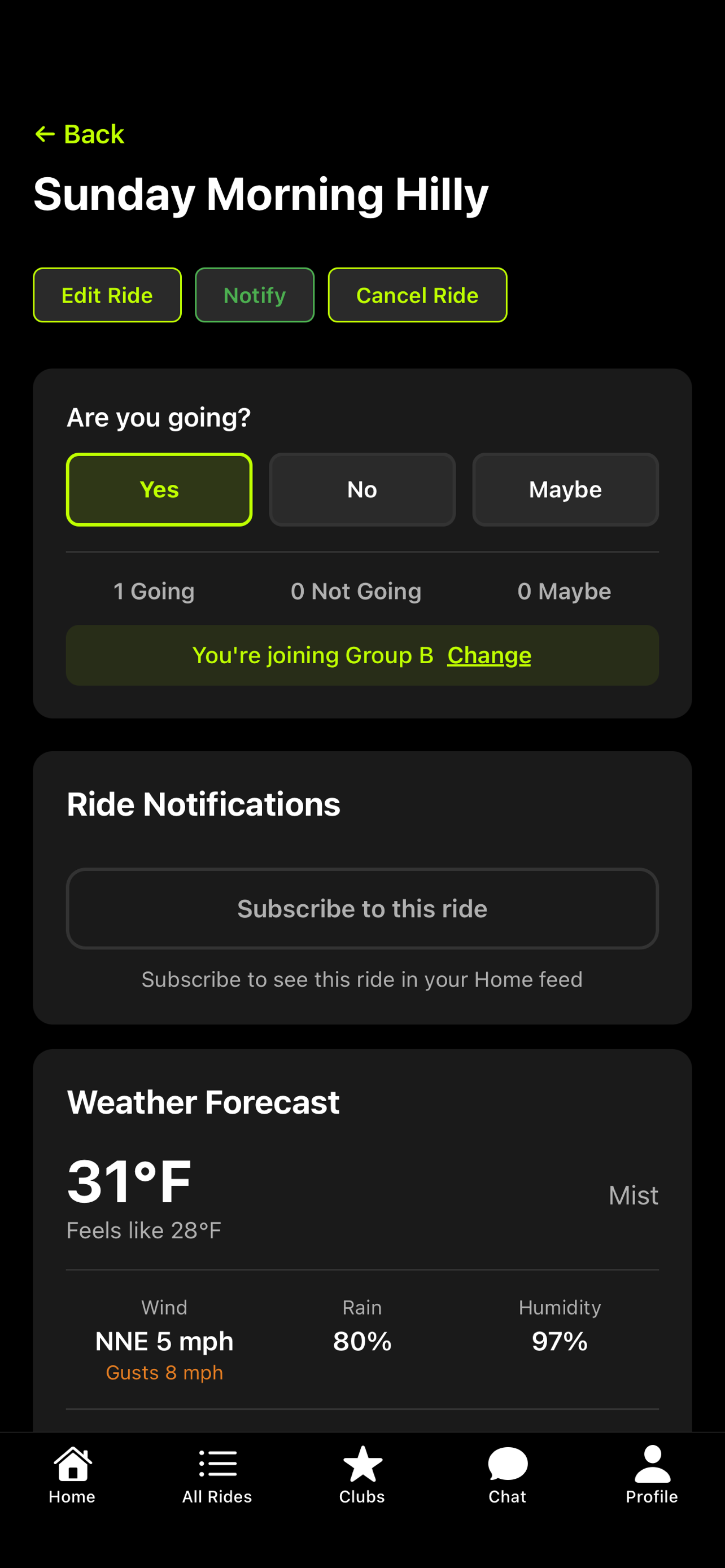 Ridecentric Message See It In Action